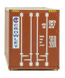 949-8215 - 40' Hi-Cube Corrugated Container - Crowley (HO Scale)