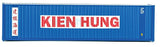 949-8217 - 40' Hi-Cube Corrugated - Kien Hung (HO Scale)