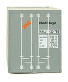 949-8219 - 40' High-Cube Corrugated Container Nedlloyd (HO Scale)