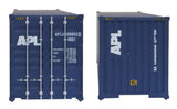 949-8251 - 40' Hi-Cube Corrugated Container - APLZ (HO Scale)