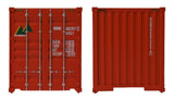 949-8253 - 40' Hi-Cube Corrugated Container - Hyundai (HO Scale)