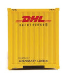 949-8267 - 40' Hi-Cube Corrugated Container - DHL (HO Scale)