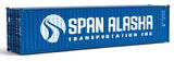 949-8273 - 40' High-Cube Corrugated Container Span Alaska (HO Scale)