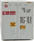 949-8351 - 40' Reefer Container - K Line (HO Scale)