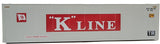 949-8351 - 40' Reefer Container - K Line (HO Scale)