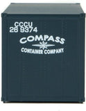 949-8652 - 20' Sooth Side Container Compass Container Co II (HO Scale)