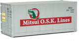 949-8657 - 20' Sooth Side Container Mitsui OSK Lines II (HO Scale)