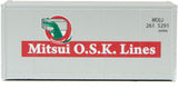 949-8657 - 20' Sooth Side Container Mitsui OSK Lines II (HO Scale)