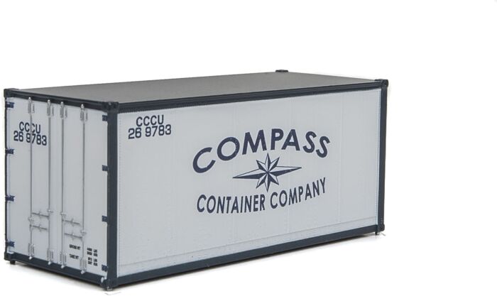 Compass Containers 949-8664 - 20' Smooth Side Container Compass Container Co (HO Scale ...