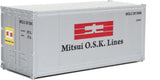 949-8665 - 20' Smooth Side Container Mitsui OSK Lines (HO Scale)