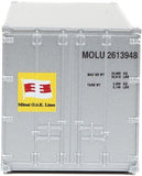 949-8665 - 20' Smooth Side Container Mitsui OSK Lines (HO Scale)
