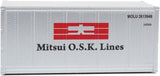 949-8665 - 20' Smooth Side Container Mitsui OSK Lines (HO Scale)