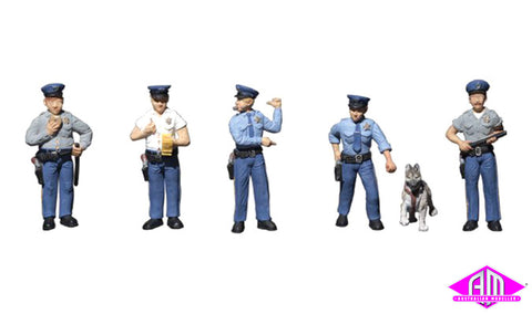 A1822 - Scenic Accents - Policemen (HO Scale)