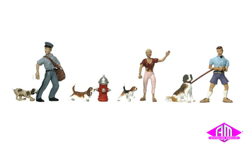 A1827 - Scenic Accents - People & Pets (HO Scale)