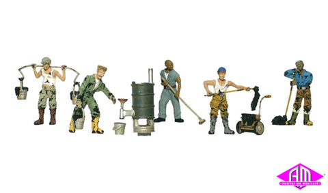 A1828 - Scenic Accents - Roofers (HO Scale)