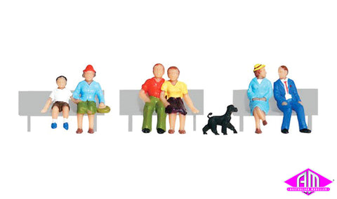 A1834 - Scenic Accents - Sitting & Waiting (HO Scale)