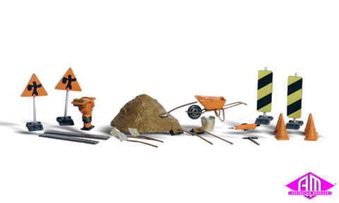 A1851 - Scenic Accents - Road Crew Details (HO Scale)
