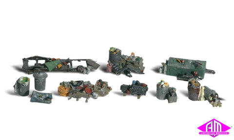 A1852 - Scenic Accents - Assorted Junk (HO Scale)