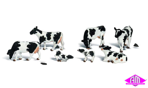 A1863 - Scenic Accents - Holstein Cows (HO Scale)