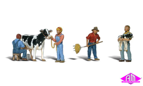 A1887 - Scenic Accents - Dairy Farmers (HO Scale)