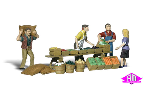 A1896 - Scenic Accents - Farmers Markets (HO Scale)