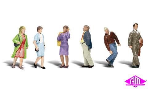 A1913 - Scenic Accents - People Walking (HO Scale)