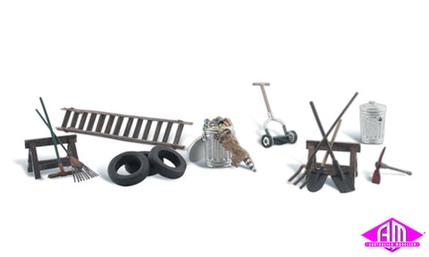 A1928 - Scenic Accents - Garage Treasures (HO Scale)