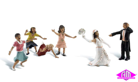 A1932 - Scenic Accents - Wedding Bouquet Toss (HO Scale)