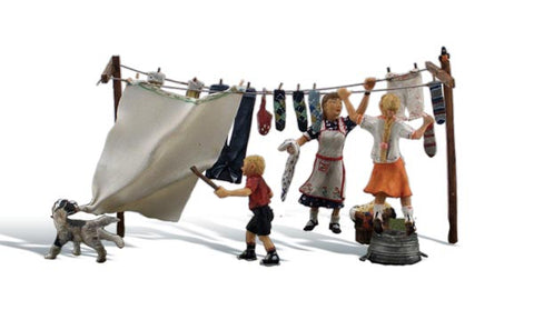 A1936 - Wash Day Getaway (HO Scale)