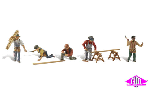 A1947 - Scenic Accents - Carpenter Crew (HO Scale)