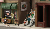 A1954 - Scenic Accents - Taking The Stairs (HO Scale)