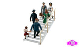 A1954 - Scenic Accents - Taking The Stairs (HO Scale)