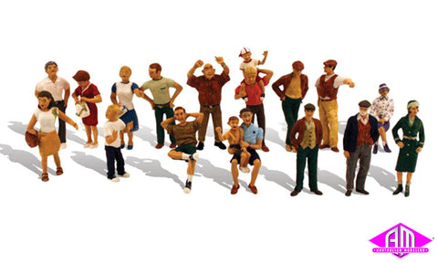 A1958 - Scenic Accents - 16 People (HO Scale)