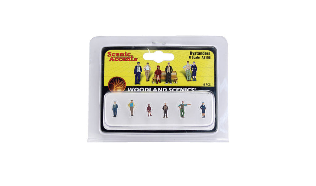 Figurines Miniatures Woodland Scenics - Personnages Debout En Attente échelle N 1:160 - Pour Réseaux Ferroviaires