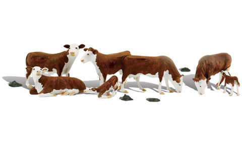 A2767 - Hereford Cows (O Scale)