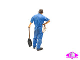 Fireman Standing With Shovel HO