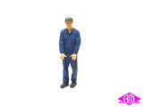 Fireman Leaning 3650 Gallon Tender (7mm Scale)