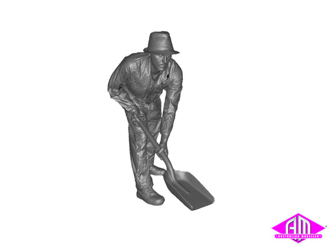 Fireman Shovelling F (7mm scale)