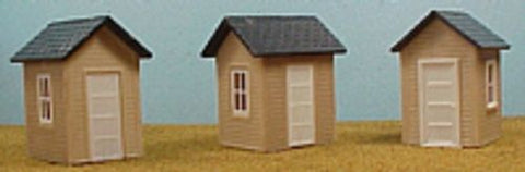 AMM-116 - 116 3 Small Sheds (HO Scale) (Discontinued)