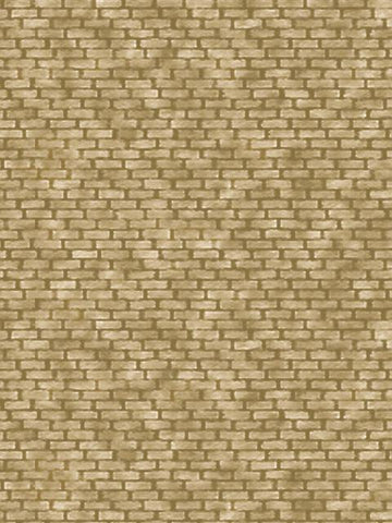 AP-BM005 - Art Printers - Backscenes Building Paper - Yellow Brick (HO Scale)