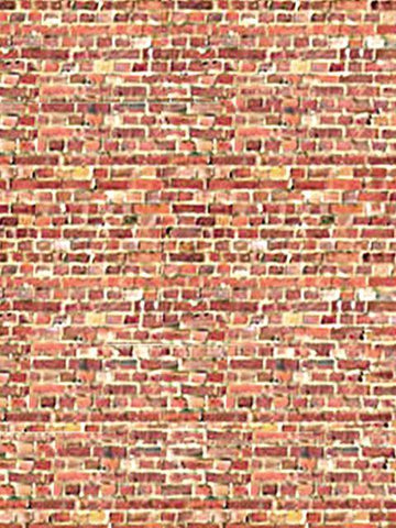 AP-BM008A - Art Printers - Backscenes Building Paper - Old Red Brick - Light (HO Scale)