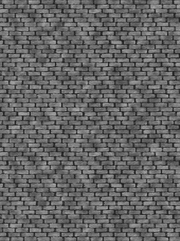 AP-BM032 - Art Printers - Backscenes Building Paper - Grey Brick (HO Scale)