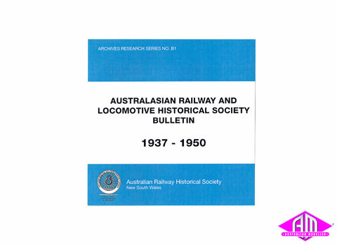 Australasian Railway and Locomotive Historical Society Bulletin (1937-1950) DVD - (Discontinued)