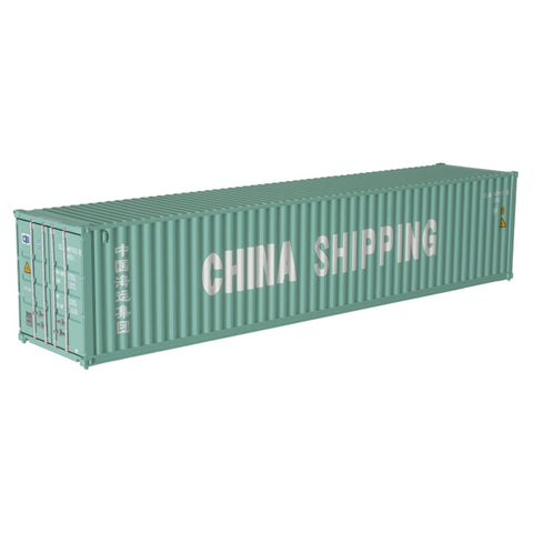 Atlas - AT-20006541 - 40' Standard Height Container - China Shipping (CCLU) - Set #1 (HO Scale)