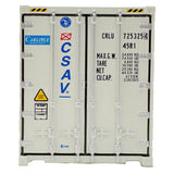 Atlas - AT-20006722 - 40' Refrigerated Container [3-Packs] CSAV - Set #1 - CRLU 7253254, CRLU 7253275, CRLU 7253296 - White/Blue/Red (HO Scale)