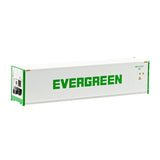 Atlas - AT-20006724 - 40' Refrigerated Container [3-Packs] Evergreen - Set# 1 - EMCU 5321382, EMCU 5321401, EMCU 5321443 - White/Green (HO Scale)