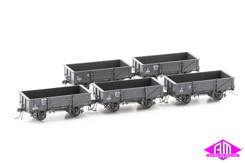 NSWGR S Truck Disc Wheels / No Buffers Wire Train 5 car pack S032