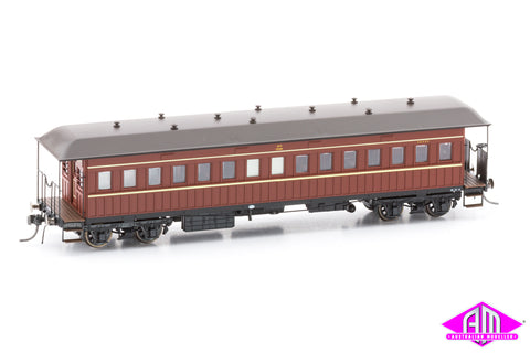 NSWGR End Platform Cars Set 94A Deep Indian Red FO011 (2 Car set)