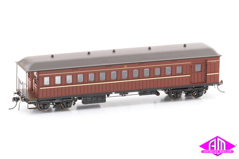 NSWGR End Platform Car CCA 1446 Deep Indian Red FO014 (Single Car)