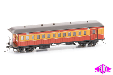 NSWGR End Platform Car CCA 1447 Venetian Red & Russet FO015 (Single Car)